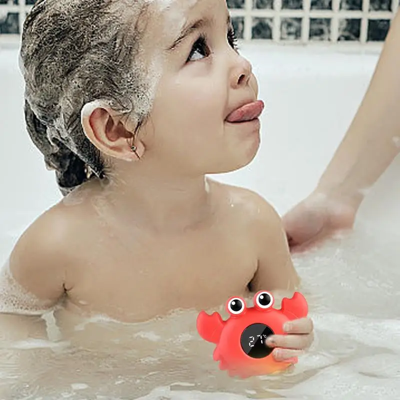 Baby Water Temperature Gauge For Bath Cute Crab Bath Shower Temperature Gauge For Baby Safety Pregnancy Bathtub Temperature