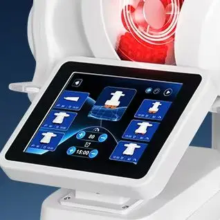 Multi Function 360 Degree Rotating Roller Massage Device 5 Handles Body Slimming Machine Adjustable Intensity White