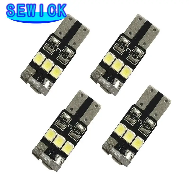 

100Pcs T10 LED Car Light Bulbs 2835 9Smd 194 168 501 Canbus Maker Lights Auto Reading /Door/Wedge Lamp White DC12V