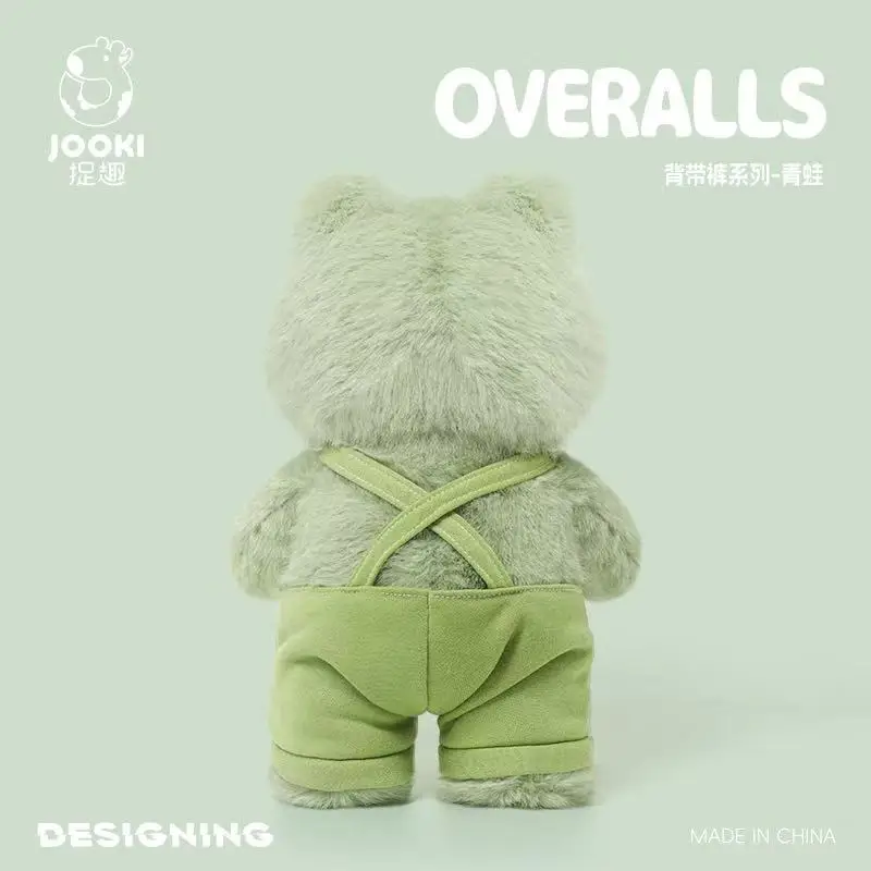 Neueste Kawaii-Overalls, gefüllte Plüschtiere mit Frosch-Glühwürmchen, niedliche Cartoon-Anime-Kindergeburtstagsgeschenke, lustige Puppen für Halloween