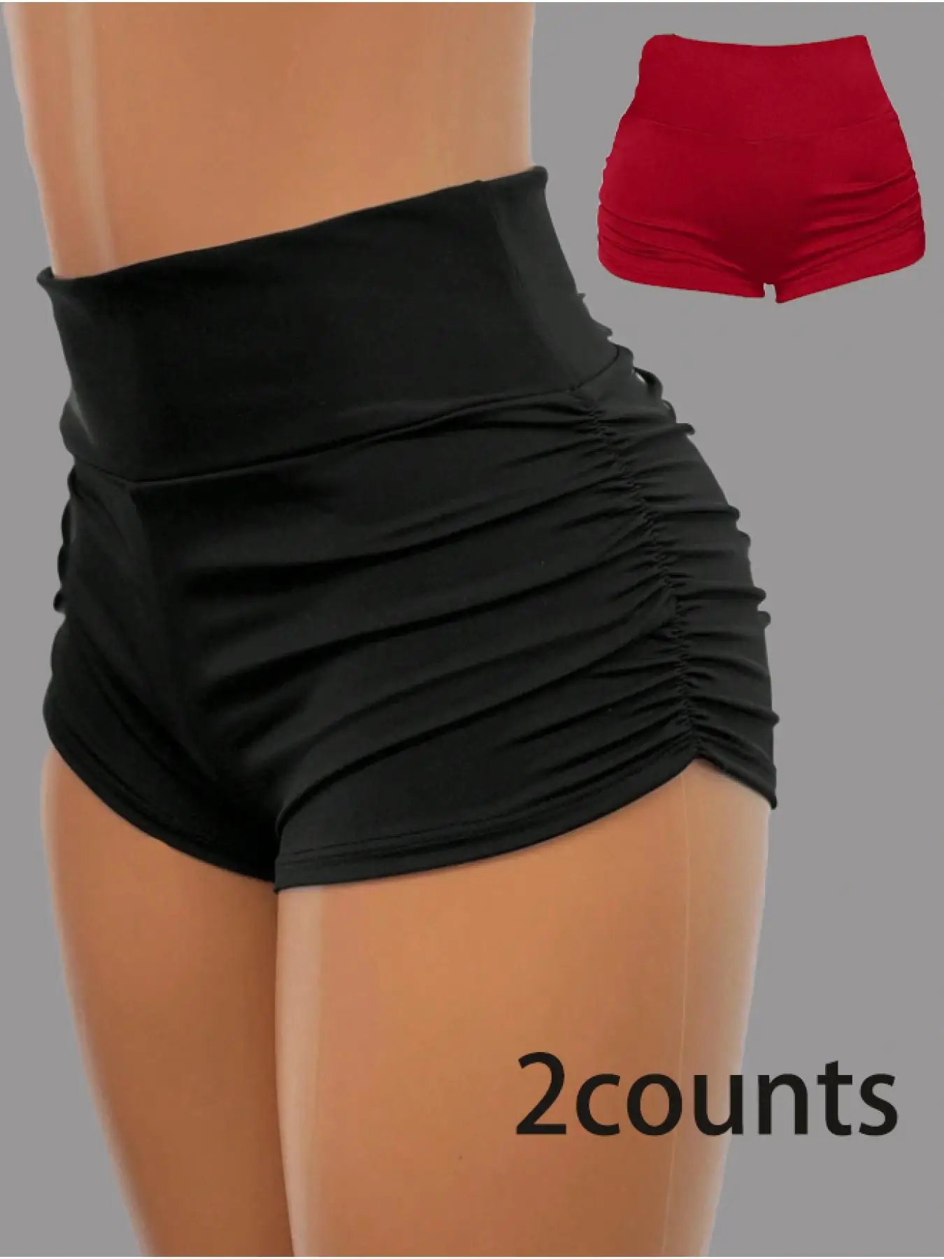 

Комплект из 2 модных плиссированных шорт из Европы и Америки.