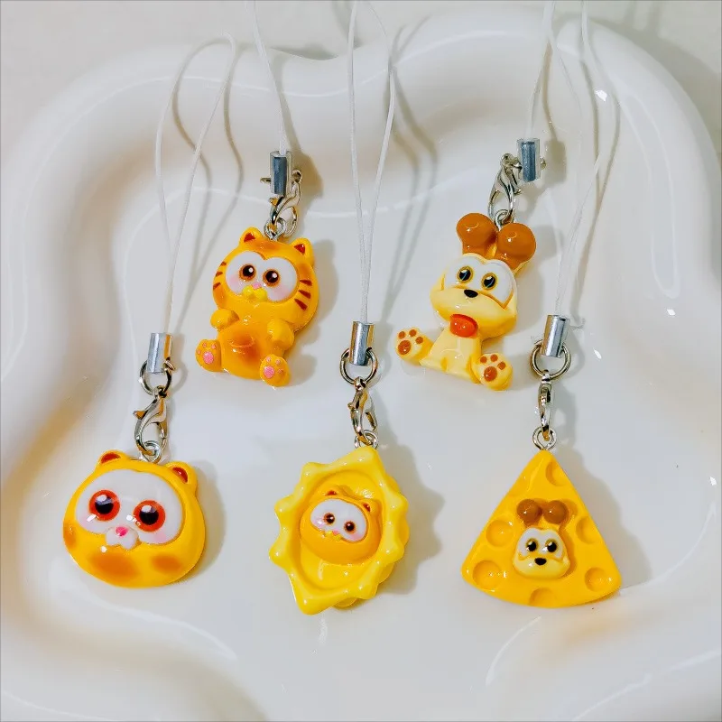 

Garfield Odie Lanyard Keychain High-Quality Cartoon Figurine Creative Car Backpack Pendant Birthday Gift for Men and Women