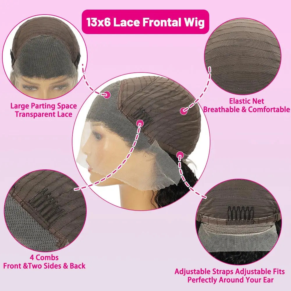 220 الكثافة بورجوندي 99j Hd الدانتيل الباروكة الأمامية 13x6 موجة عميقة شعر مستعار أمامي 40 بوصة الملونة Hd الدانتيل الشفاف مجعد الباروكات للنساء