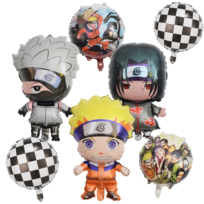 

Воздушный шар из фольги с персонажем Узумаки Наруто для мальчиков, декор для вечеринки, аниме-фигурка, декоративные шары, реквизит для фото, украшения, игрушка, подарок на день рождения