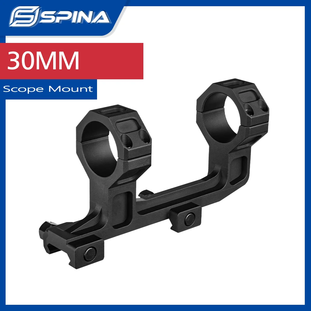 SPINA OPTICS 30mm High Mount Scope Rings Tactical Hunting Riflescope 20mm Picatinny Scope Aluminum M4 AR15 Recoil.308.556