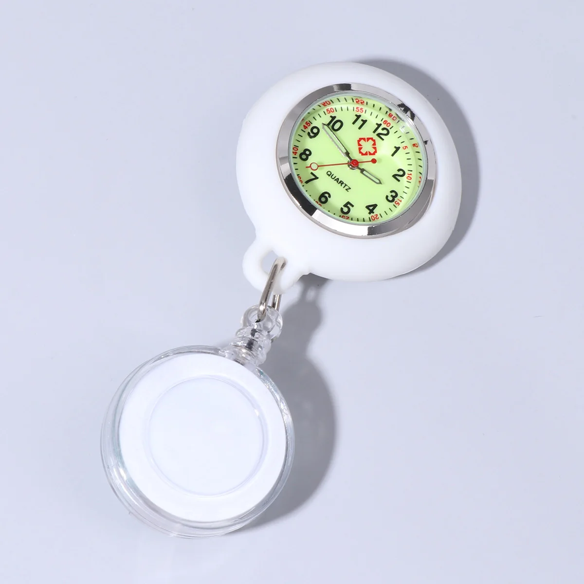 

Nurse Table Pocket Watches Ladies Clip on Mens Mini Pocketwatch Fob Luminous Men's