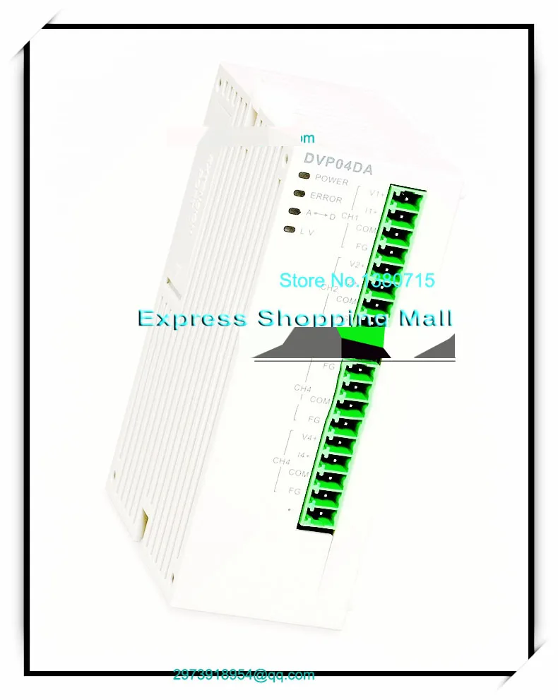 

New DVP04DA-H3 PLC Analog Module EH3 Series 24VDC 4AO