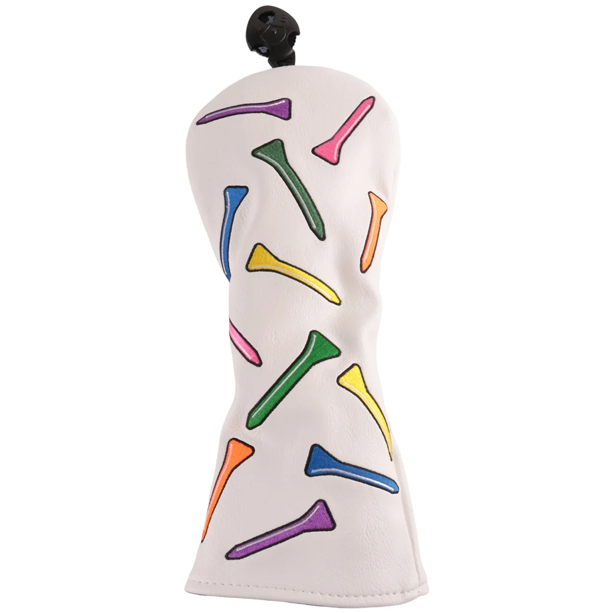 

A89E-Tees Pattern Golf Club Cover for Driver,Fairway,Hybrids-Golf Driver Headcover/Golf Fairway Wood/Hybrid Club