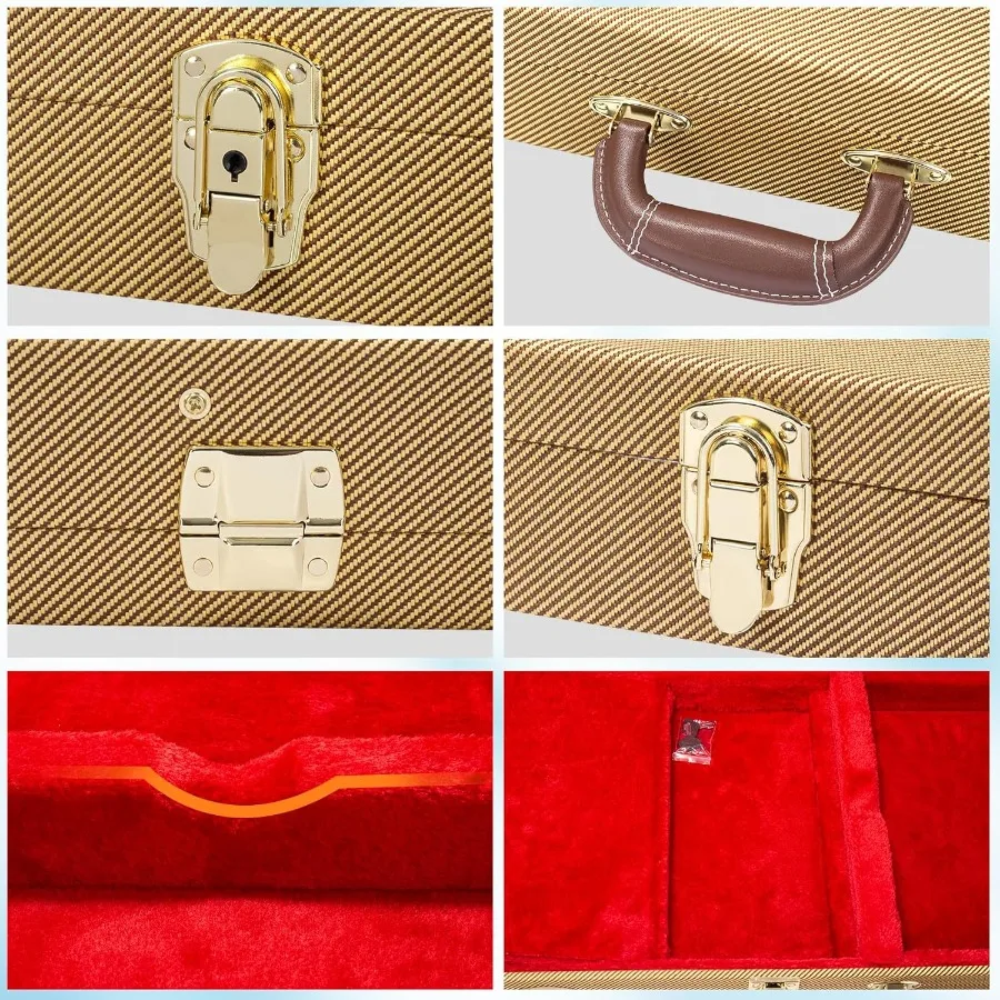 LETSROCK Elektryczna Gitara Twardy Futerał Ochronny 39 Calowy Standardowy Elektryczny Futerał na Gitary do Modelu KST KTL 170 z Zamkiem La