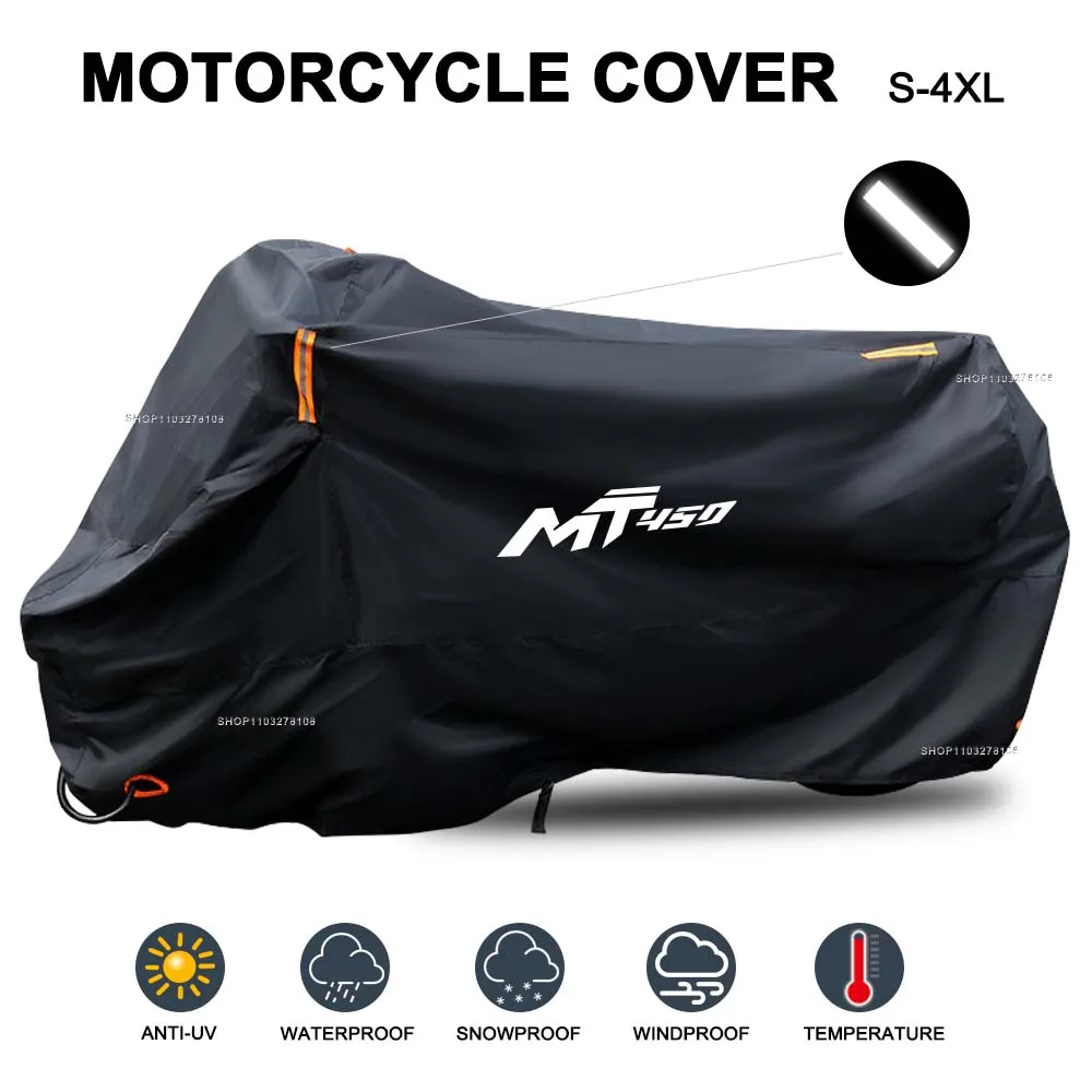 

Motorcycle Cover Waterproof Outdoor All Season Dustproof UV Protective Moto Rain Cover for CF MOTO 450MT 450 MT 450mt 2023 2024