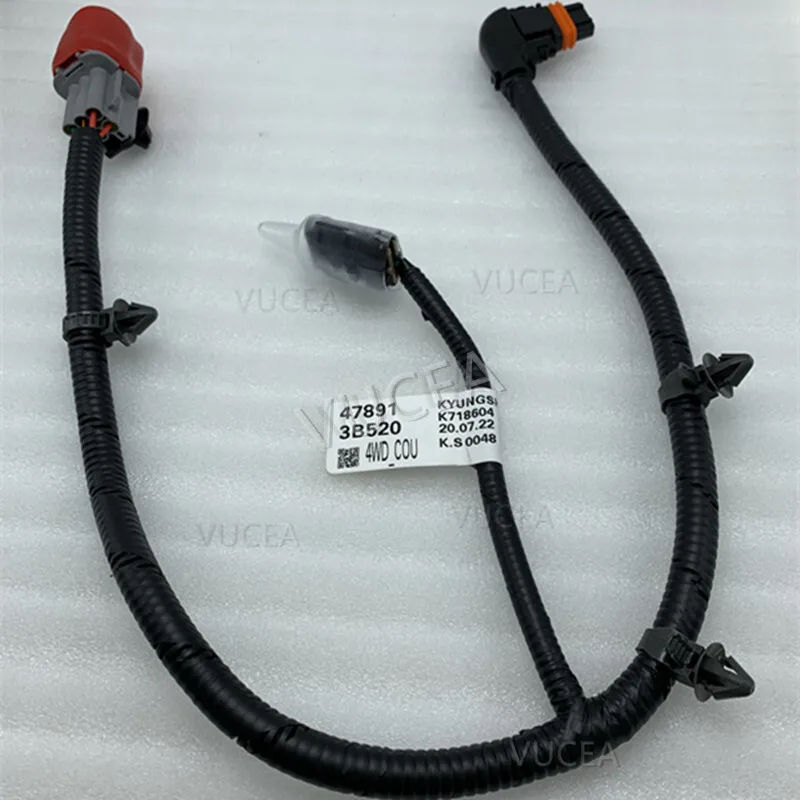 47891-3B520 Genuine 4x4 4WD Coupling Wire Harness OEM For 2012-2015 Hyundai Santa Fe Sorrento Four Zone Coupler Link Harness