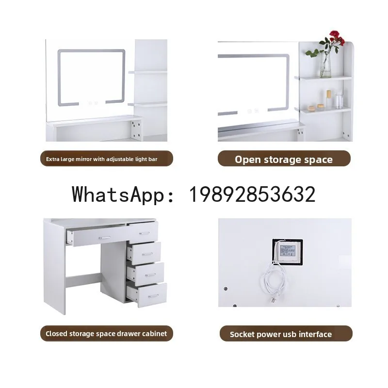 CZ  Hair Salon Makeup School, Hairdressing and Beauty Mirror Table, Photo Studio, Wedding Dress Shop Fitting Mirror Table