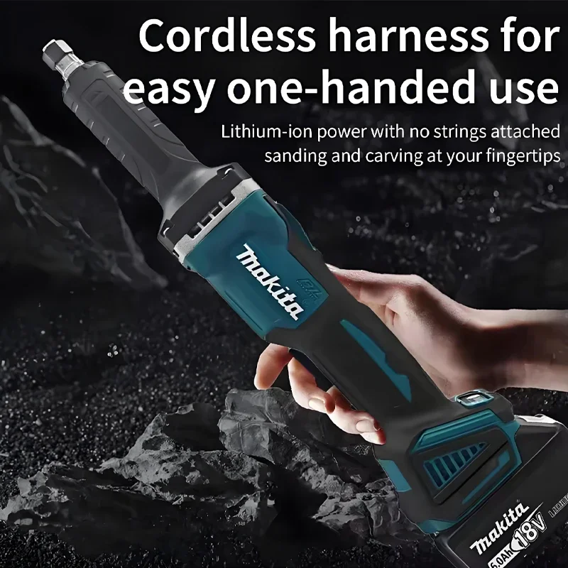 🎍 فرش مطحنة القالب اللاسلكي زاوية طاحونة تلميع الروتاري الكهربائية أداة الحفر ماكينة الطحن لبطارية ماكيتا 18 فولت