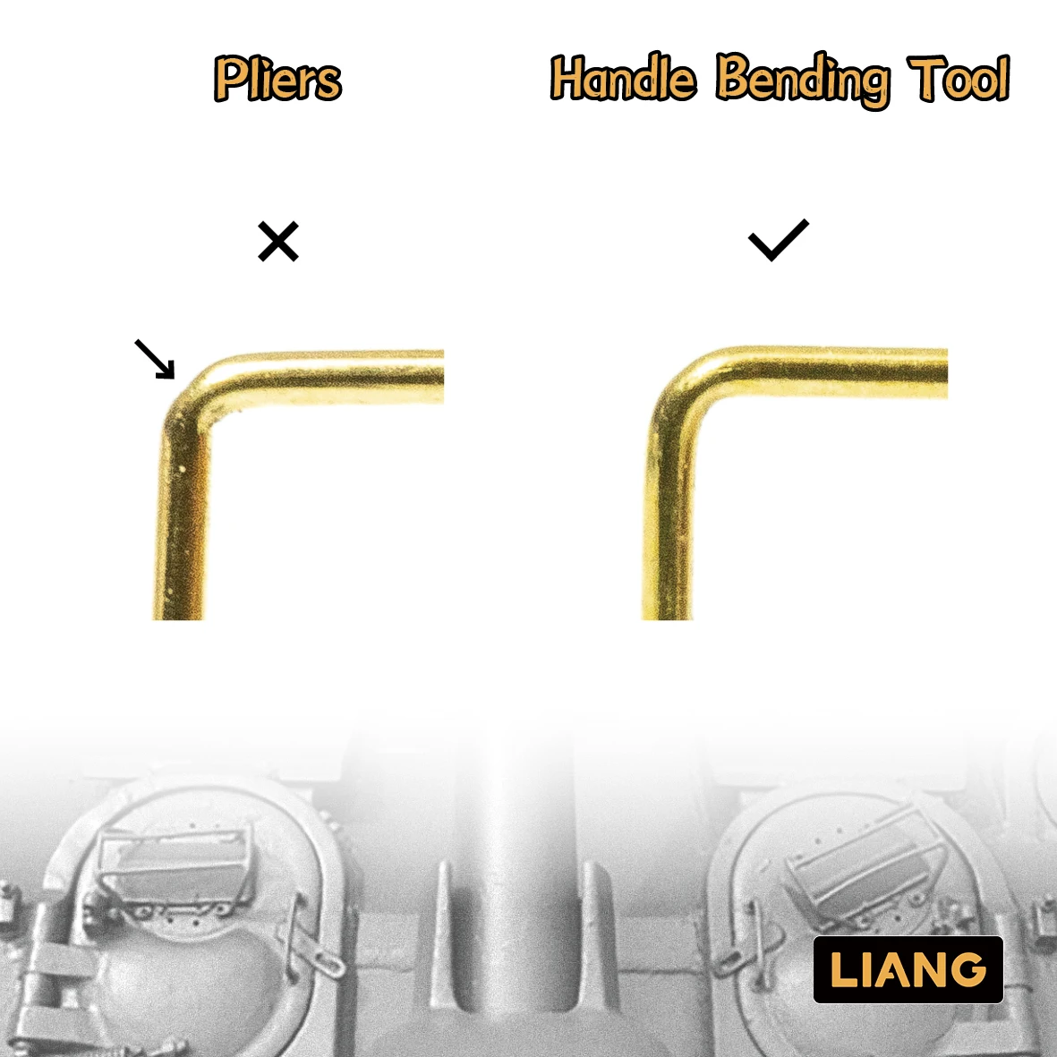 1/35 모델 핸들 구리 막대 벤딩 도구 조립 모델 탱크 군사 모델 공예 도구에 대한 빌딩 도구 DIY 액세서리