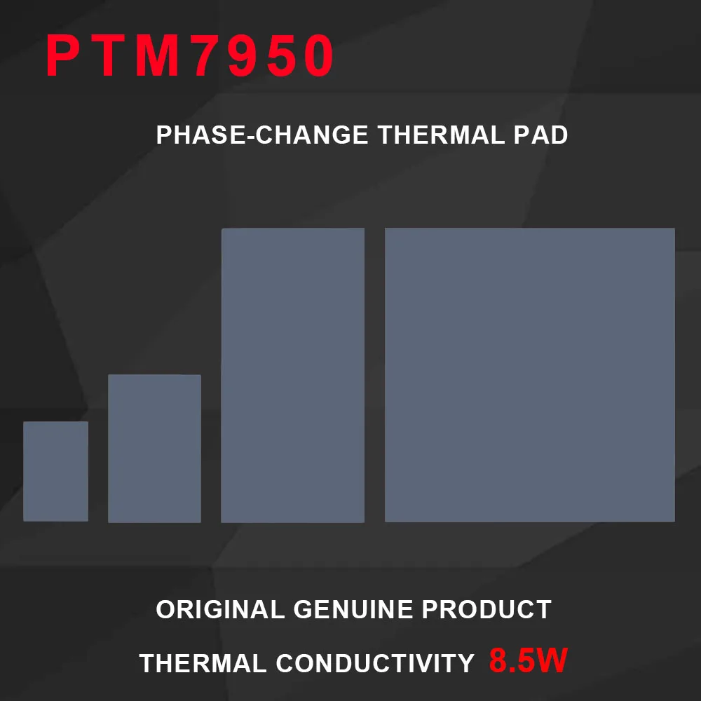 For Honeywell PTM7950 Thermal Pad,Laptop CPU Graphics Card GPU Phase-change Cooling Silicone Grease Pad Gasket термопрокла