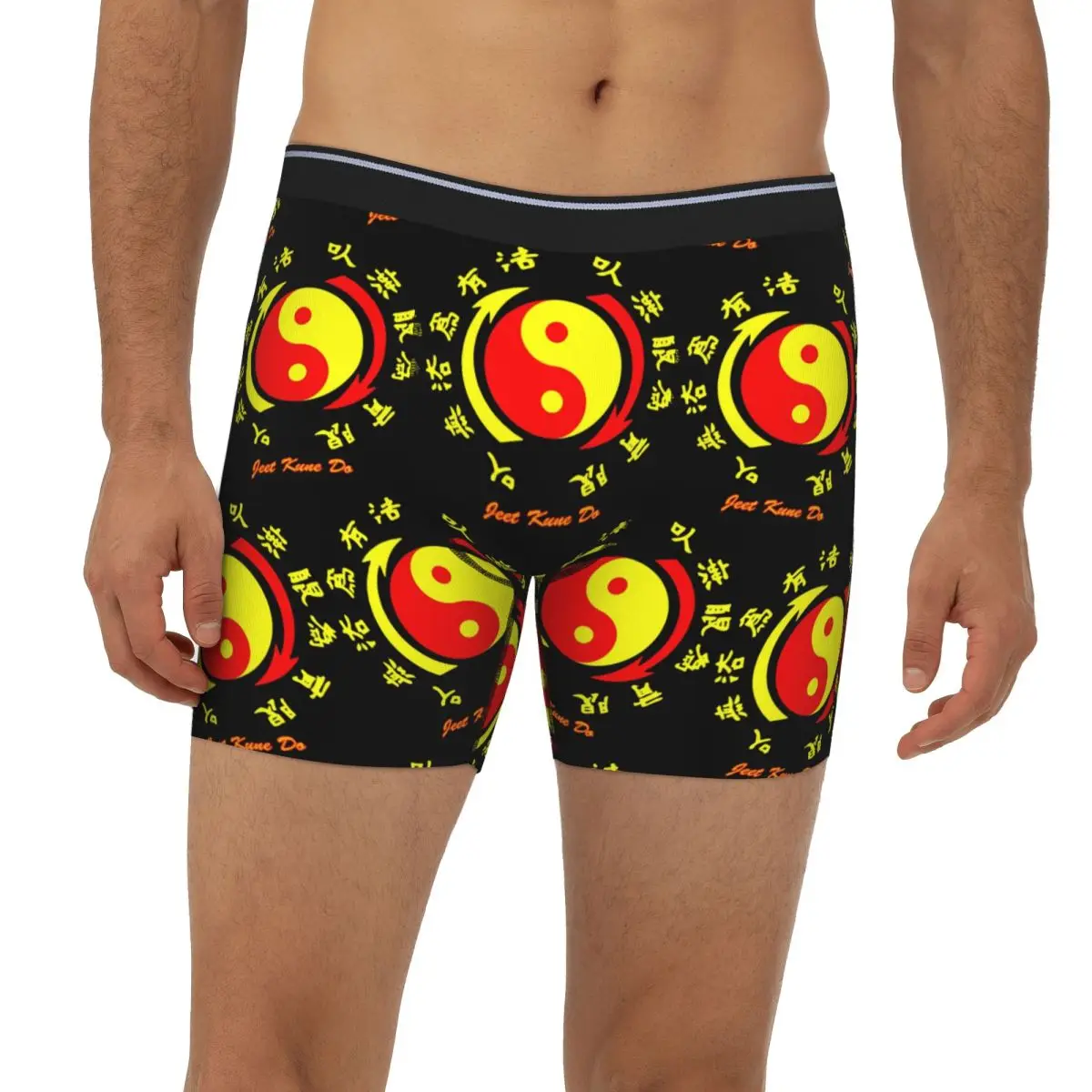 

Jeet Kune Do Martial Art Academy 1967 Wing Chun Legend Long Boxer Underpants Short Men's Panties Underwear Man Boyfriend Gifts