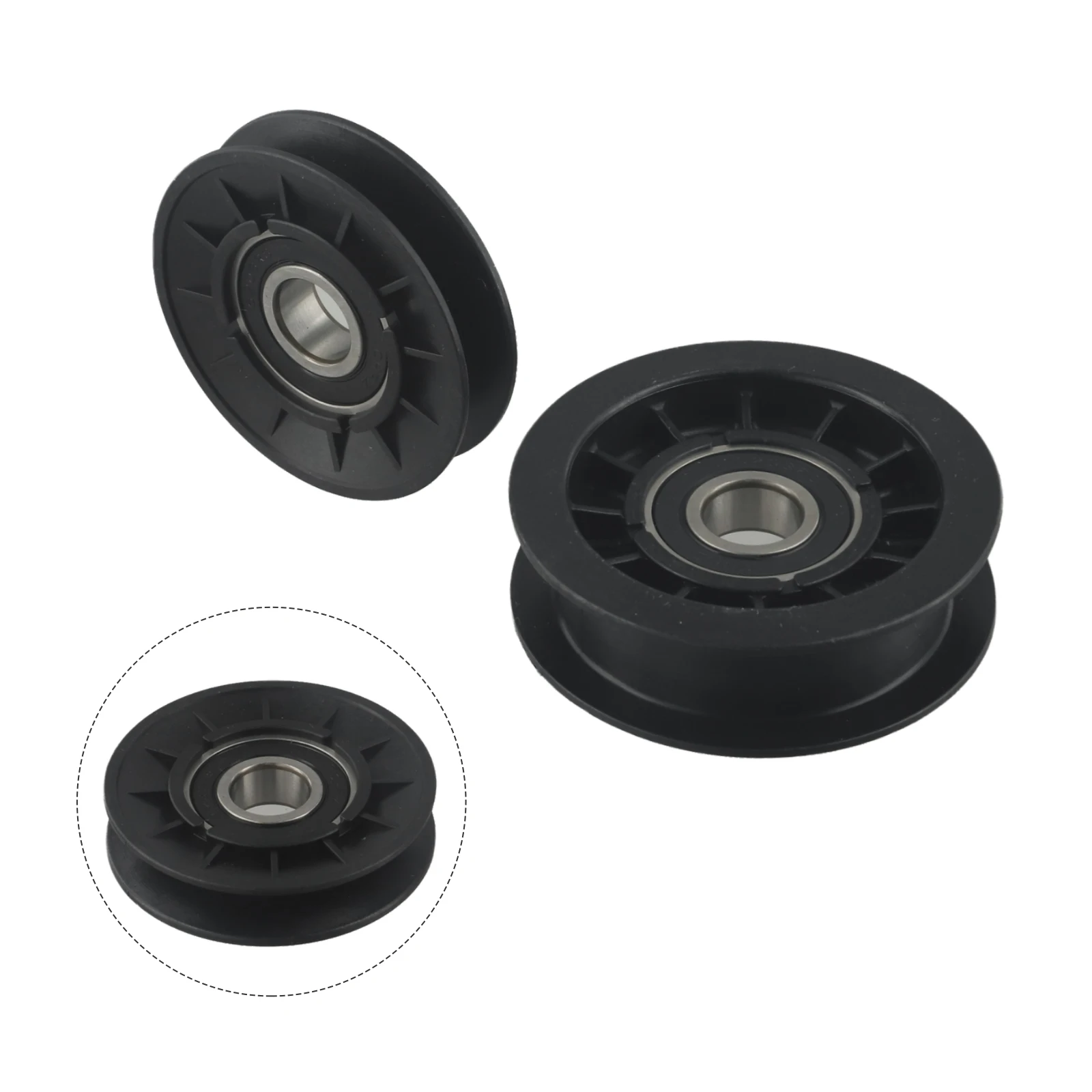 For Troy-Bilt 1760097 Pulley Belt Kit Lawn Tractor Belt Kit Lawn Tractor Maintenance Easy Installation High-quality Rubber Fiber