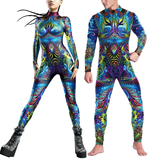 [You're My Secret] kombinezon Steampunk dla dorosłych zamek błyskawiczny z przodu Catsuit kobiety mężczyźni kostiumy Cosplay Zentai Halloween body kostium imprezowy
