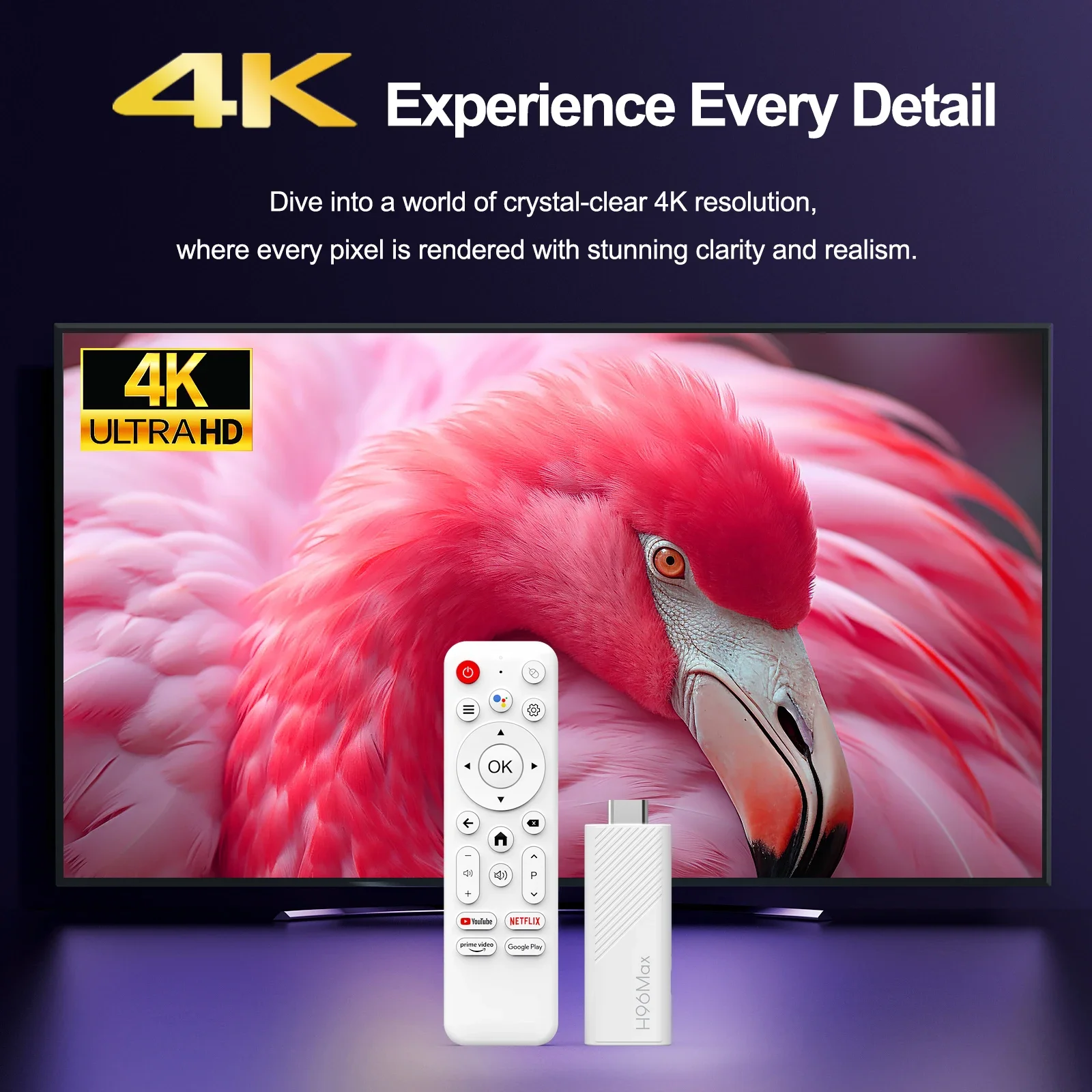 H96Max H313 TV Stick 4K Android 14 TV Box 2.4/5G WiFi6 H96 Max Smart TV USB2.0 Smart Home 4K HDR Voice Control Androidtv 4K