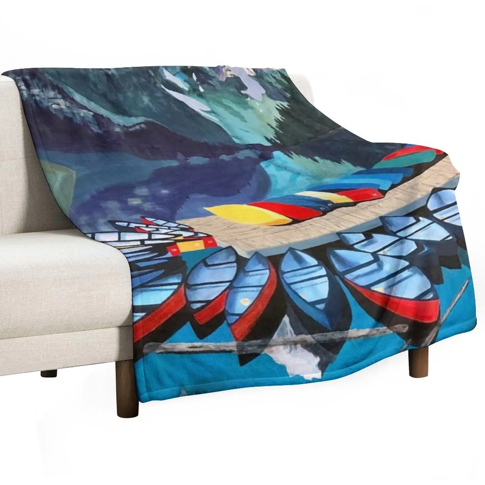 Lake Moraine Throw Blanket heavy to sleep For Decorative Sofa Blankets