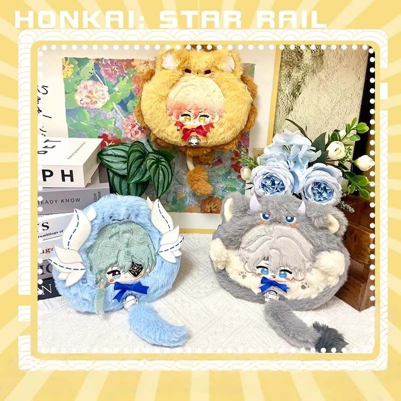 Anime Games Honkai: Star Rail Plush doll Mydei Anaxa Phainon Blade Dr Ratio Coin Purse Toy Small Card Plush Bag Christmas Gift