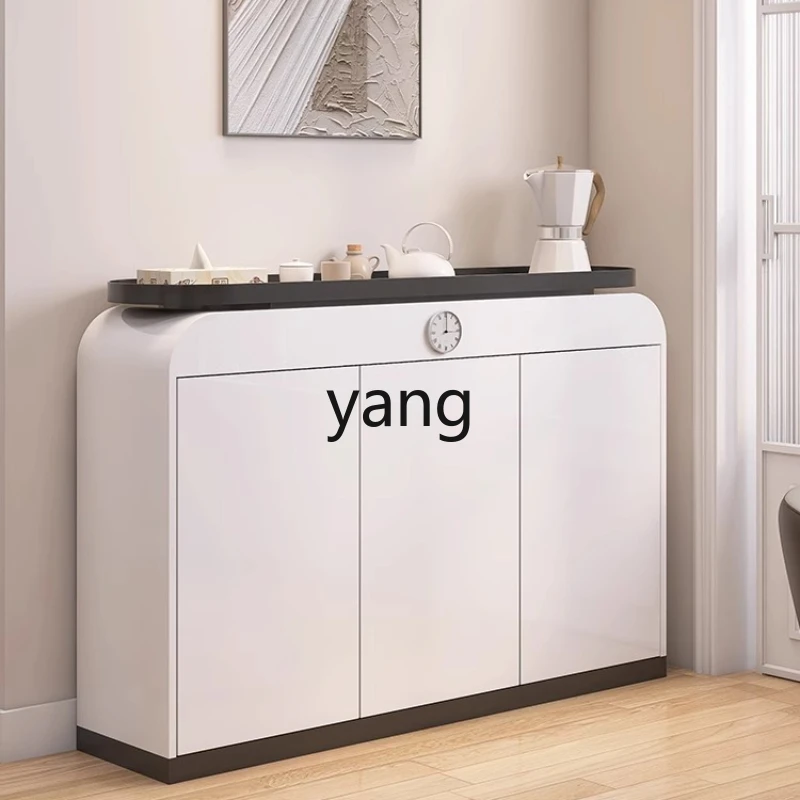 

LH steel dining side cabinet, living room storage, high-end household kitchen, tea storage cabinet