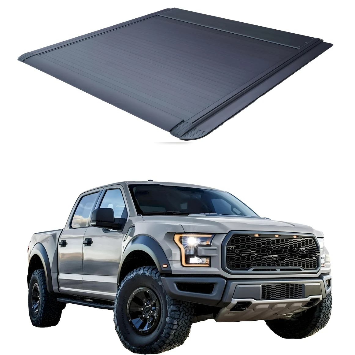 Factory Directly Sell Snap-On Truck Tonneau Cover For Easy Attachment And Removal Ford F150