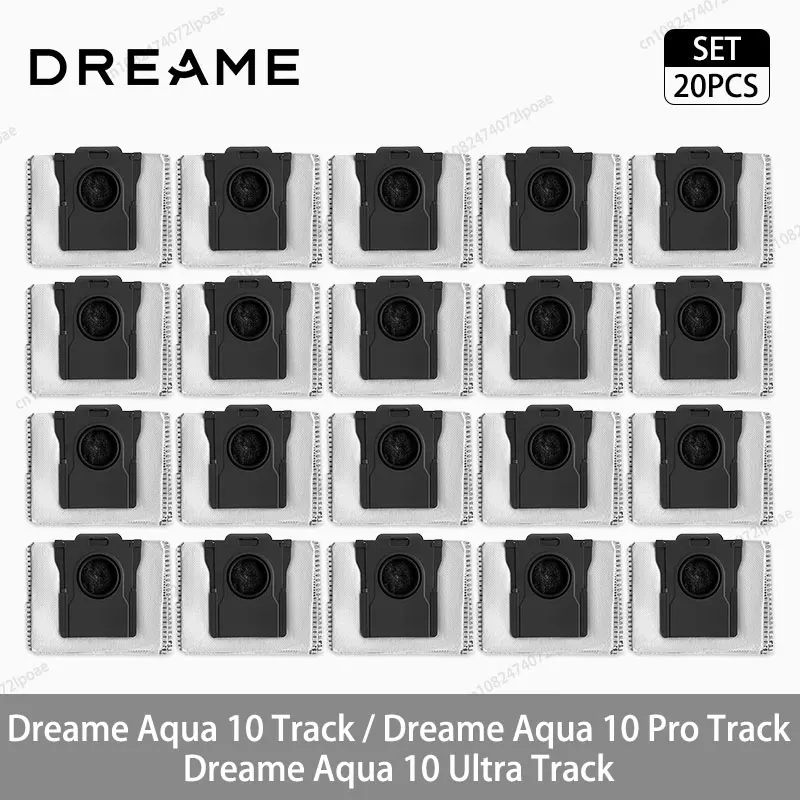 Dreame Aqua 10 Track / Aqua 10 Pro Track / Aqua 10 Ultra Track Accessoires Hoofdzijborstel Track Mop Doek Filter Stofzak 
