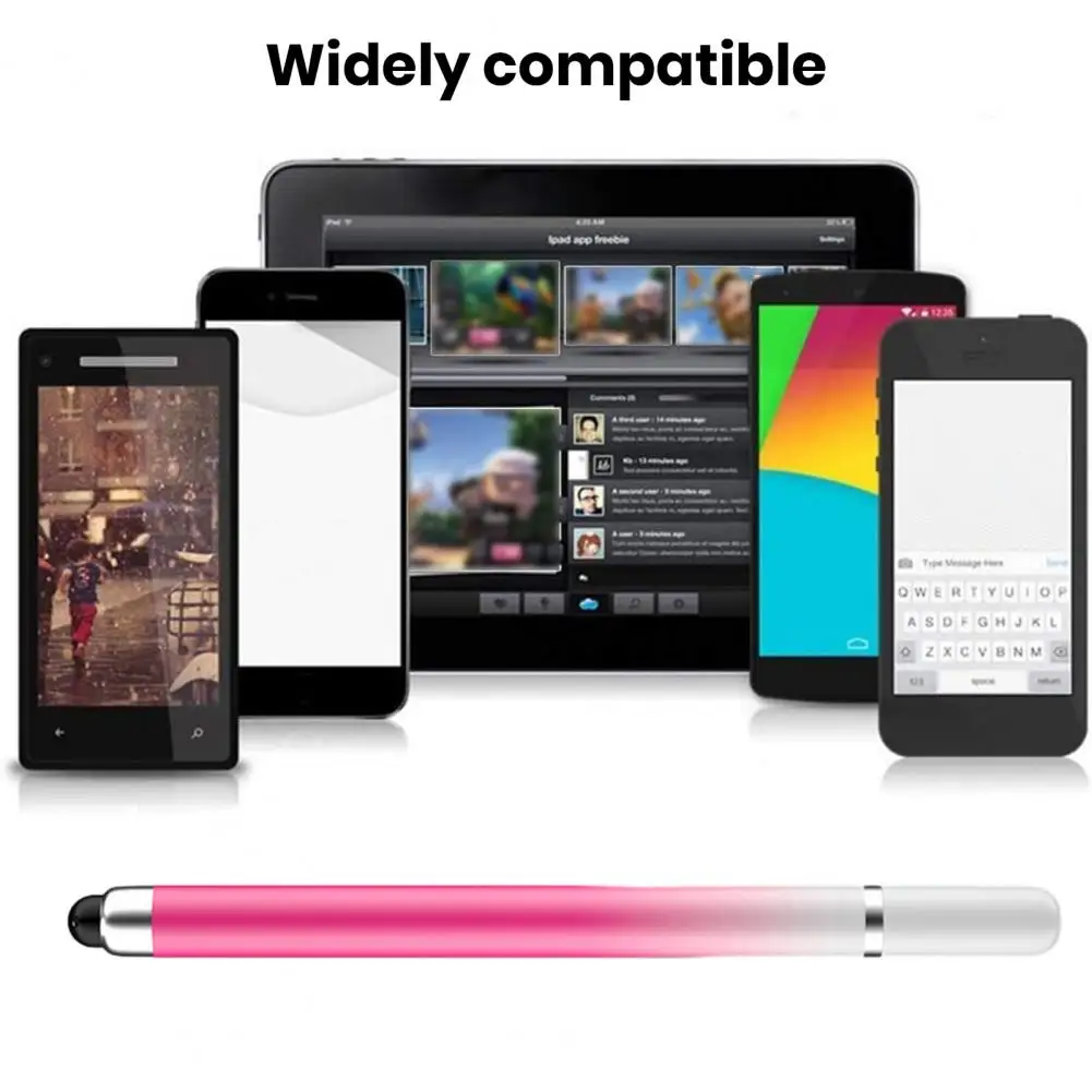 Compact Capacitive Stylus  Anti-slip Universal Stylus Pen  Tablet Cell Phone Capacitive Disc Pen