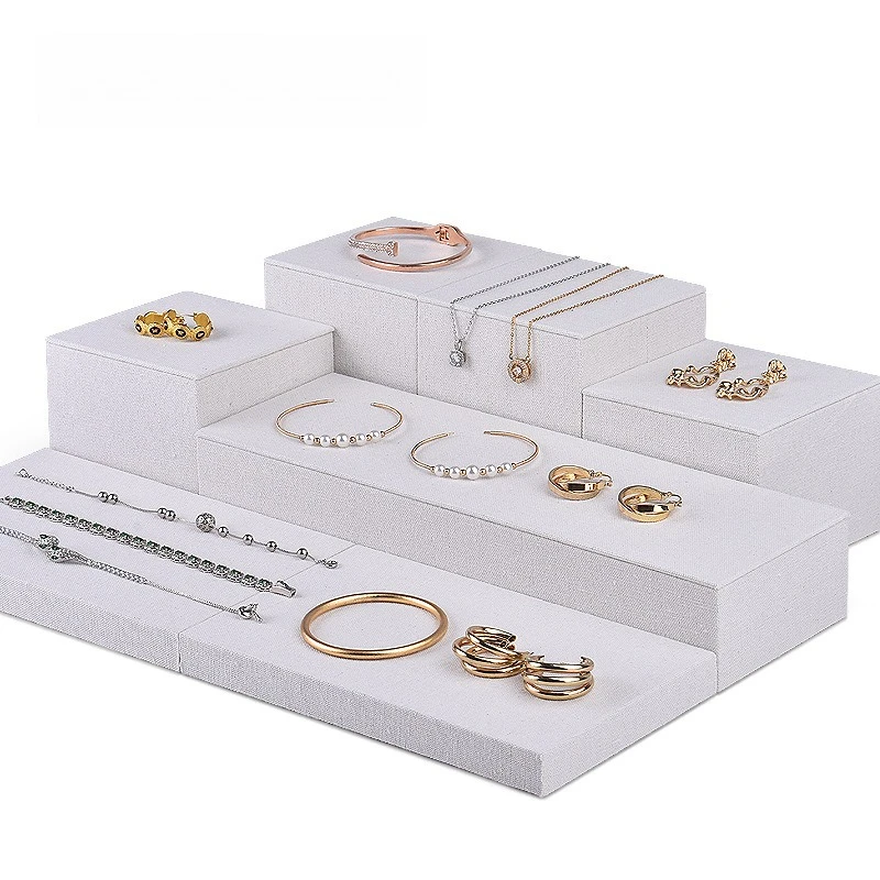 

Luxury Jewelry Display Stand Counter Bracelet Necklace Display Rack Jewelry Jeweler Showcase Holder Exhibitor Wholesale Stands
