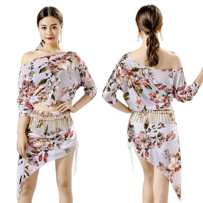 costume-de-danse-du-ventre-personnalise-ensemble-de-tenue-d'entrainement-costume-de-danse-indienne-costume-de-performance-sexy-ensemble-de-jupe-en-dentelle-2-pieces-vetements-de-danse-exotiques