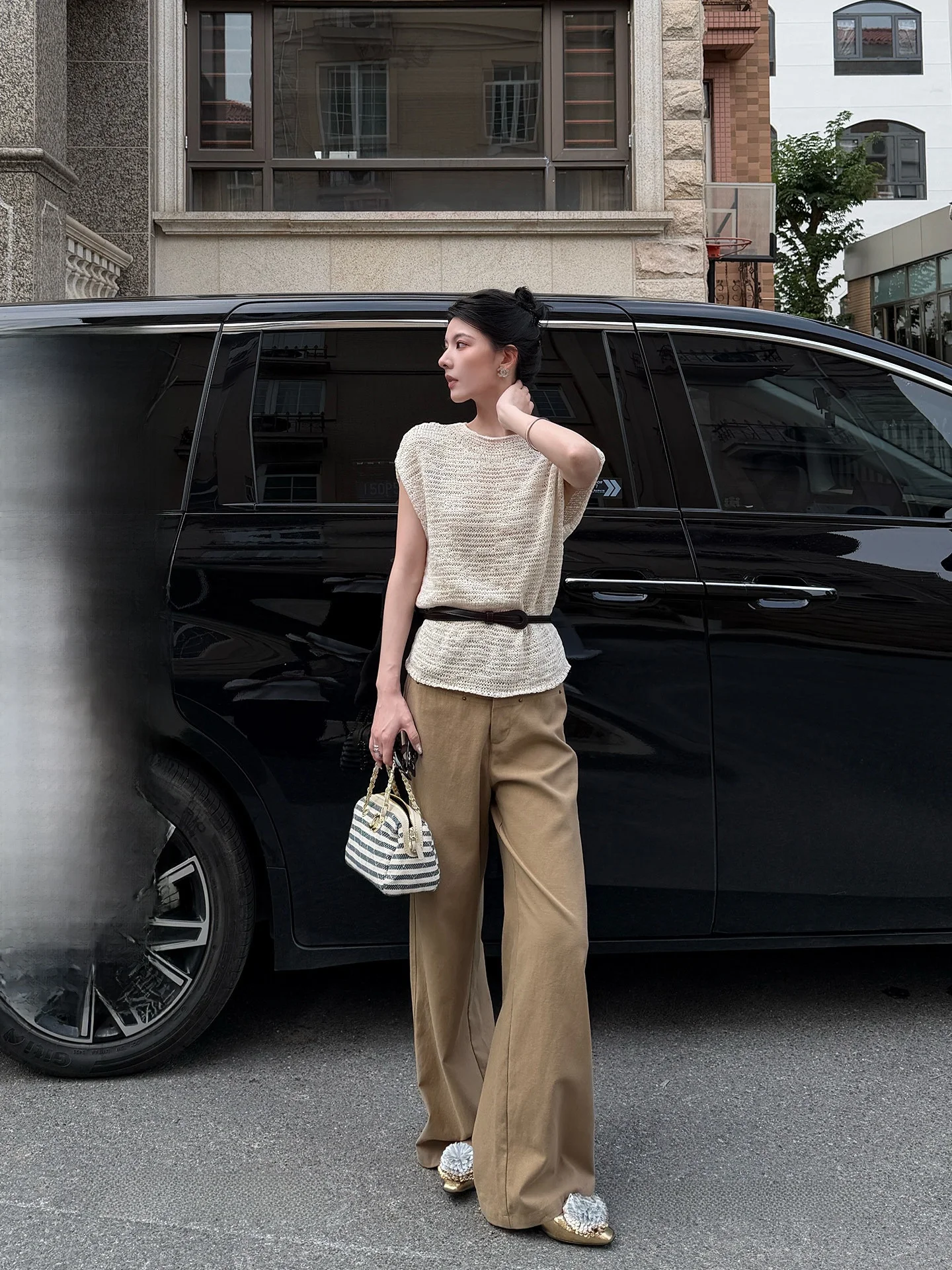 

Женские джинсы из хлопкового денима цвета карамели, прямые, свободного кроя, с завышенной талией, в корейском стиле, весенняя коллекция