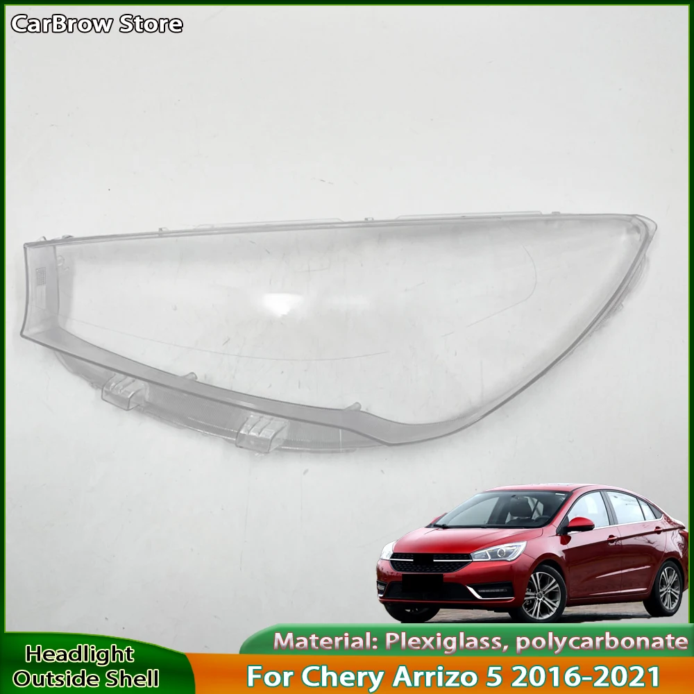 

Headlamp Cover For Chery Arrizo 5 2016 2017 2018 2019 2020 Transparent Headlight Shell Plexiglass Replace The Original Lampshade