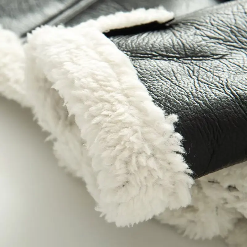 Fur Lined Biker Jaet Women's ort Streetwear Sle Padded Coat Warmth And Faion for Autumn Winter Season