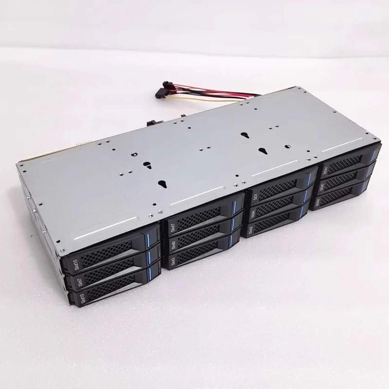 12-disk 3.5-inch Hard Disk Cage Hot-swappable 8087 Port D