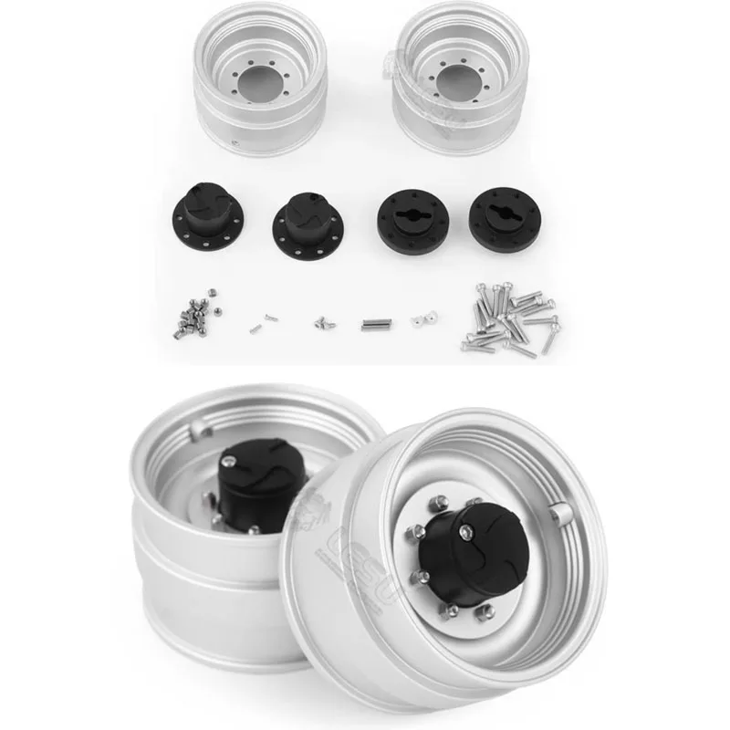 LESU 1/14 Aoue WA100M-8 loader with 48cm diameter wheel RD-2041 DIY modification parts rc accessories