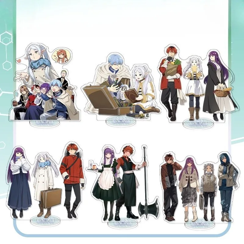

Frieren: Beyond Journey's End Acrylic Stand Figure Frieren Himmel Anime Peripheral Cute Cartoon High Definition Desktop Ornament