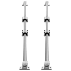 SucceBuy SFC 2PCS Linear Guide Rails SFC16 SFC20 1000/2000mm & 4 Slide Blocks High Load-Bearing for DIY CNC Routers Lathes Mills