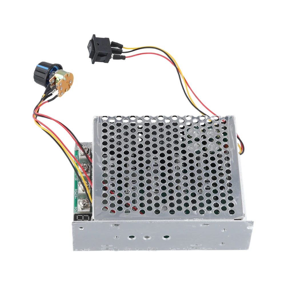 Placa controladora de driver de motor dc 10-55v regulador de velocidade de motor digital 100a 12v 24v 48v componentes eletrônicos para frente/reversa