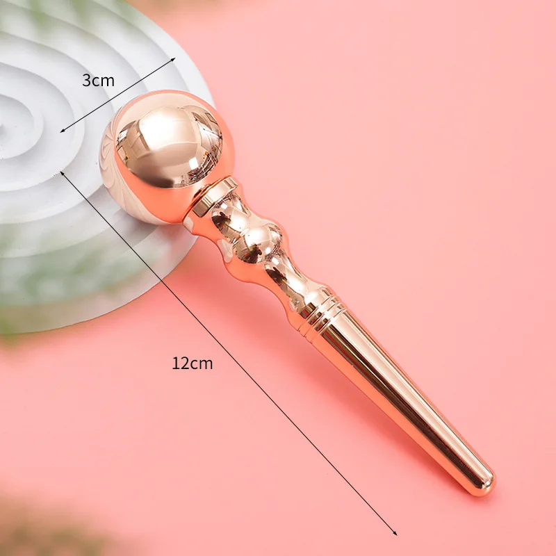 304 roestvrij staal Ice Wave Ball Roller Massage Stick Facial Beauty Stick Ice Comprimeren Oogmassage Huidverzorgingstool