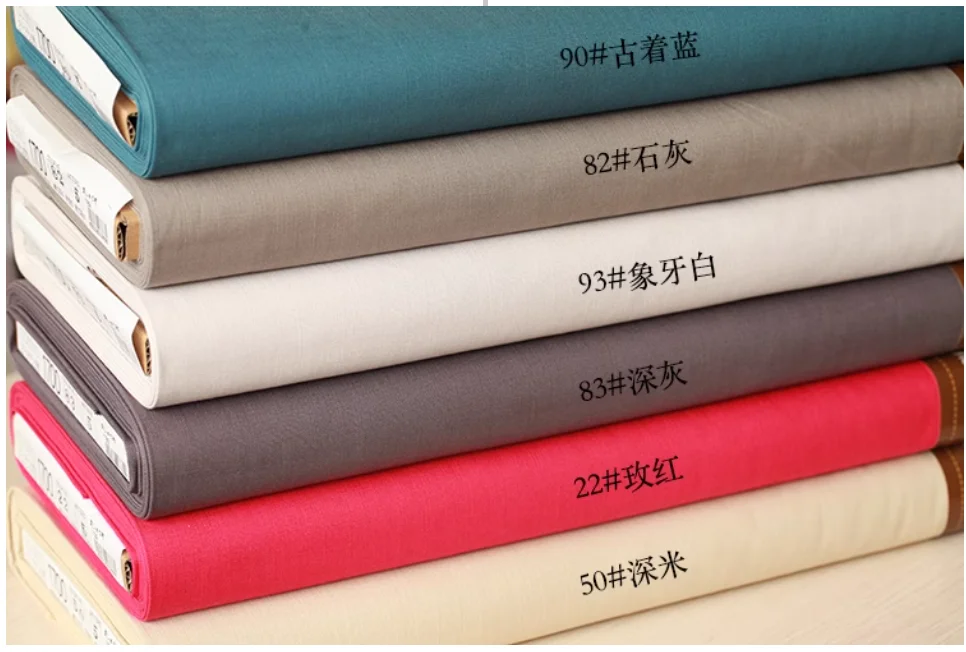 Japanese imported Cosmo embroidery fabric NO1700 new product 18 colors suitable embroidery pure cotton embroidery fabric 50-50CM