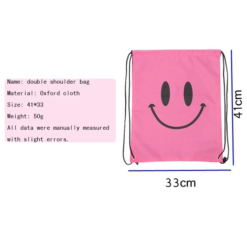 12 Colors Outdoor Double Layer Drawstring Gym Waterproof Backpacks Swimming Sports Beach Bag Travel Portable Fold Storage Bags