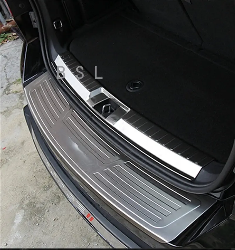 For Dodge Journey 2013-2016 Inner REAR OUTER BUMPER PROTECTOR TRIM DOOR SILL SCUFF COVER PLATE ACCESSORIES