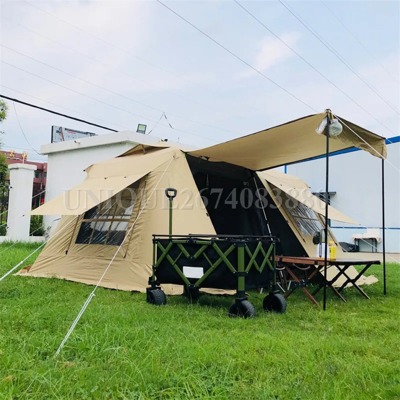 

Automatic Camping Tent for 5-8 Persons, Large Family Outdoor Quick Open Tent, Ventilation Sun Shelters, Automatic Camping Tent