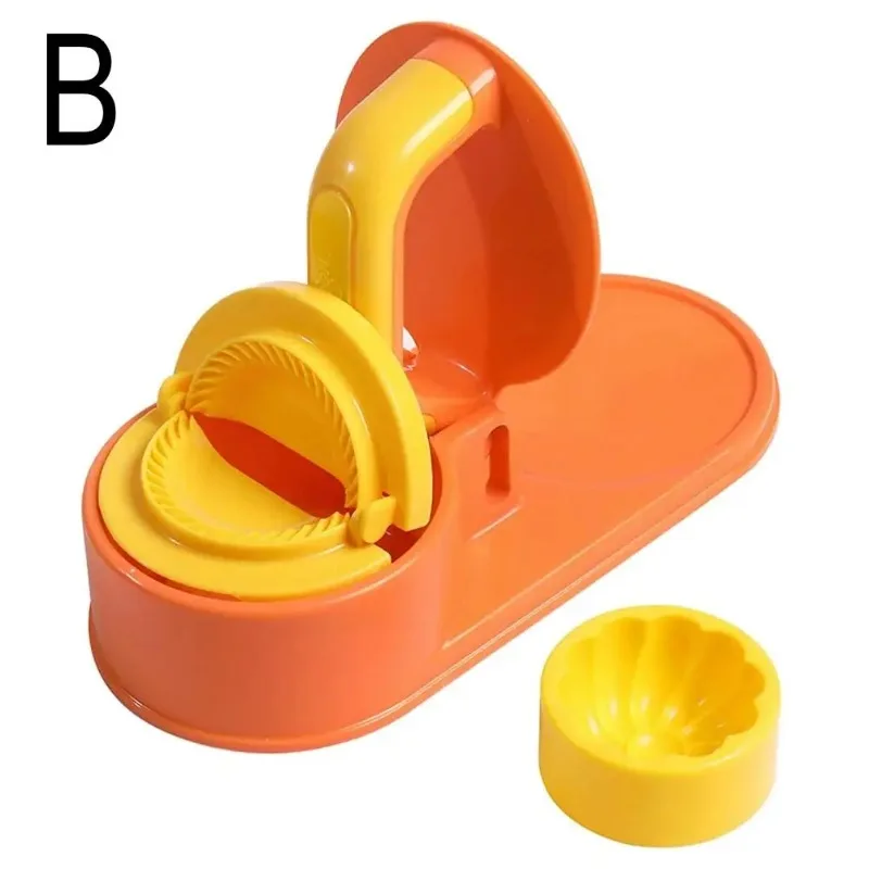 Kitchen Dumpling Mold Press Maker Machine Household 2 1 Manual Tools Plastic Wrappers DIY Mould Dumpling Maker Press Molds