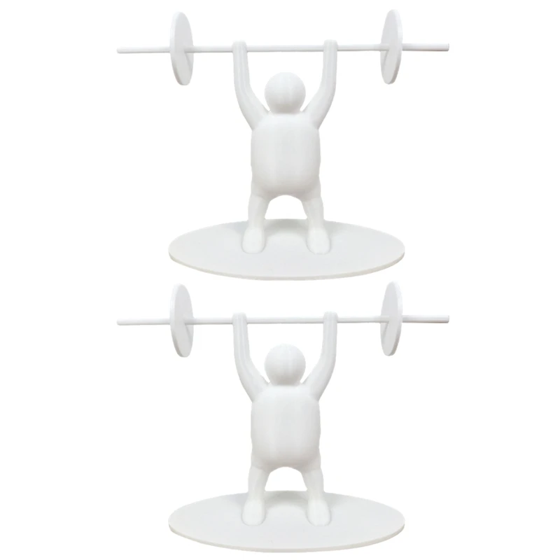 

ABVA-Weightlifter Toilet Paper Holder 3D Printed Toilet Paper Holder Athlete Gift Bathroom Decor