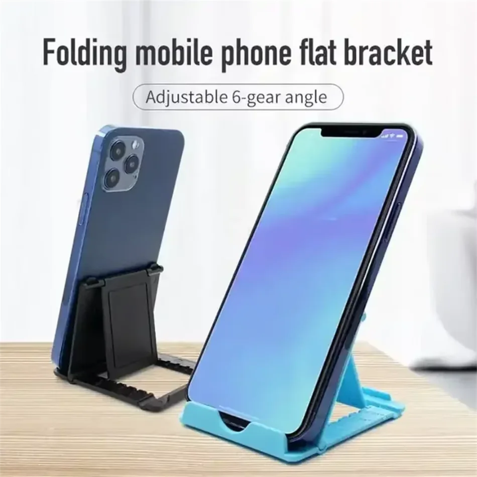 Подставки для телефонов Портативный универсальный складной пластиковый держатель для телефона Поддержка планшетного компьютера для Ipad IPhone Samsung Xiaomi Huawei vivo