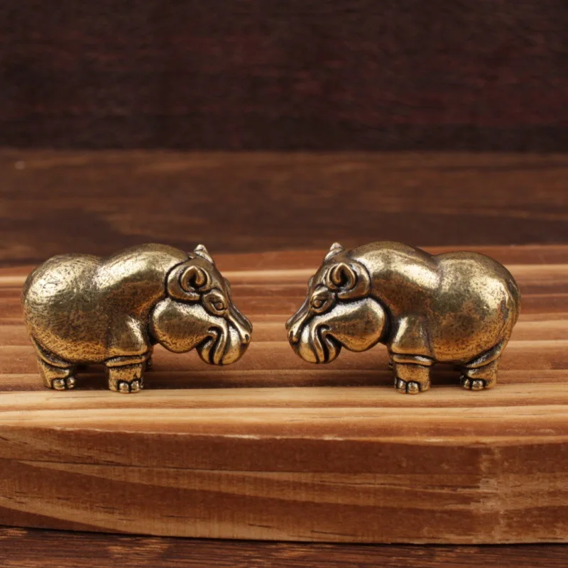 

Hot Selling Hippo Creative Mini Solid Small Ornament Home Living Room Decoration Office Desktop Craft