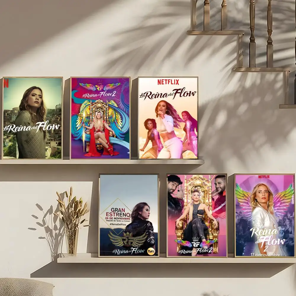 The Queen of Flow TV Poster Art print wall decor ideal for living room, bedroom, bar, parlor, and home gifting