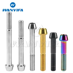 Wanyifa Titanium Bolt M10x55 60 70 80 85 90 100mm Taper Head Screw for Ducati Front Brake Caliper Motor Motorcycle Bolt